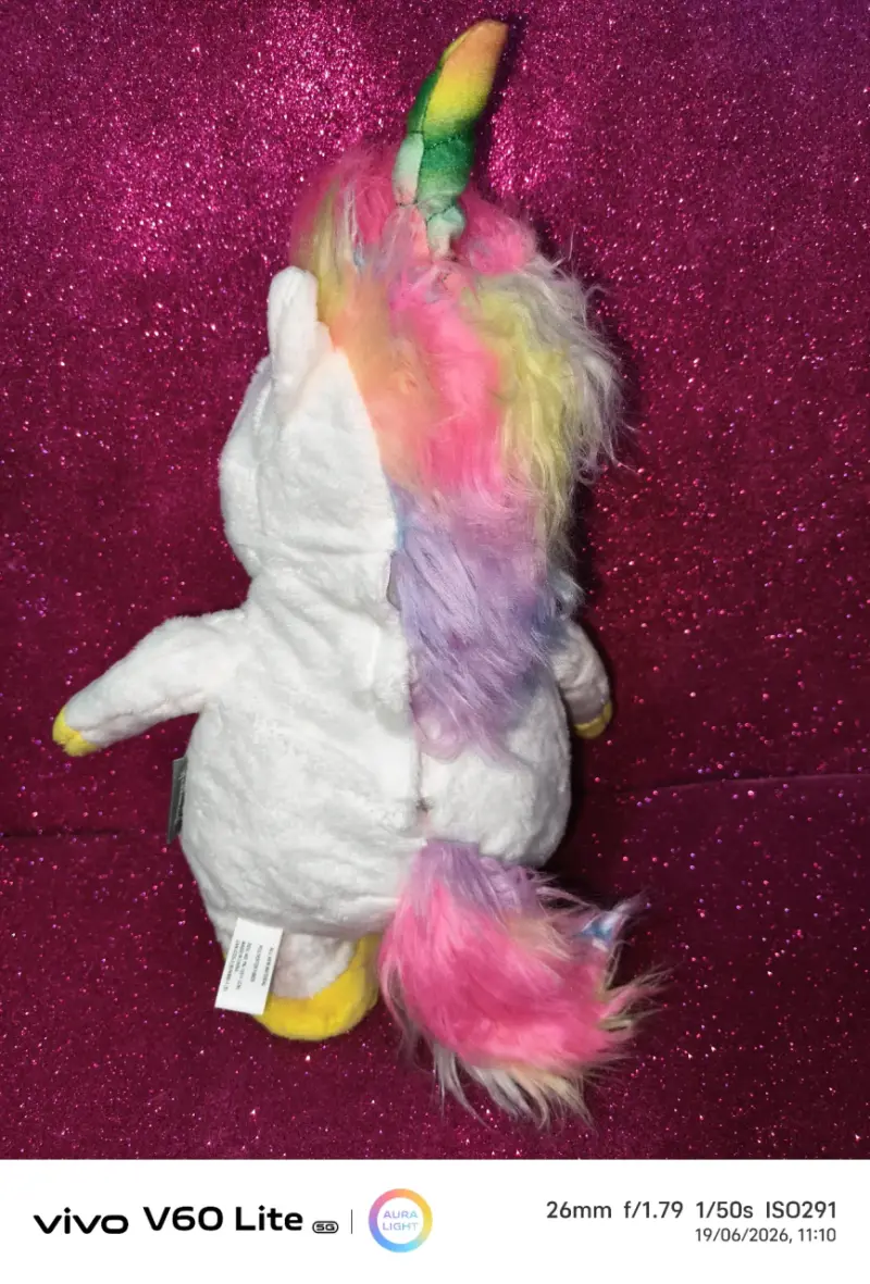 Peluche unicornio arcoíris - 2