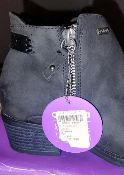 Botines negros Azaleia con cierre - miniatura 2