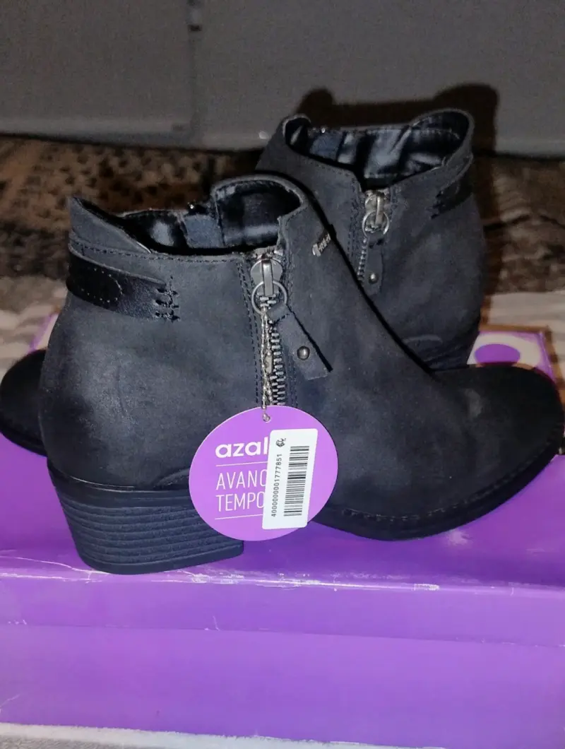 Botines negros Azaleia con cierre - 3