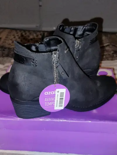 Botines negros Azaleia con cierre - miniatura 3