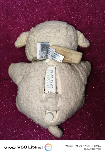 Peluche de oveja con lazo - miniatura 2