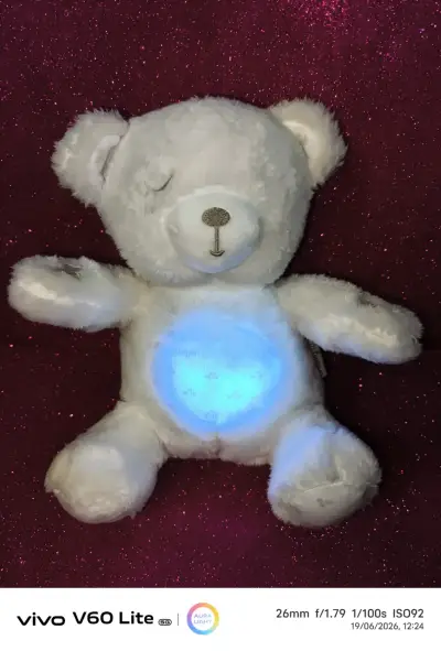 Peluche oso con luz LED - miniatura 1