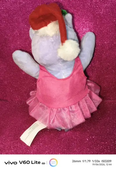 Peluche hipopótamo navideño - miniatura 2