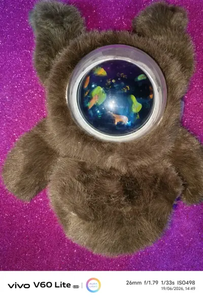 Peluche oso marrón suave - miniatura 2