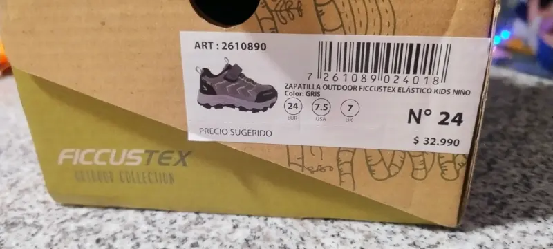Zapatillas deportivas grises niño - 4