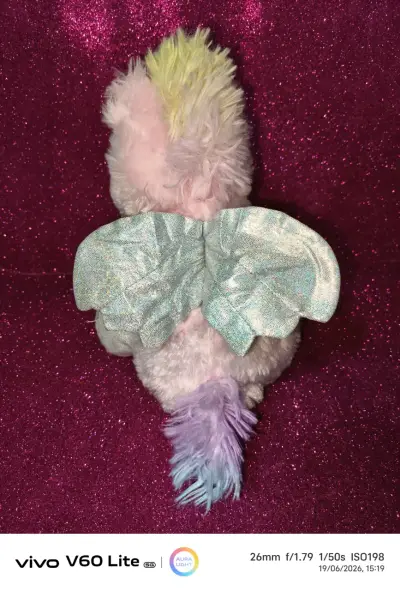Peluche de unicornio rosado - miniatura 4