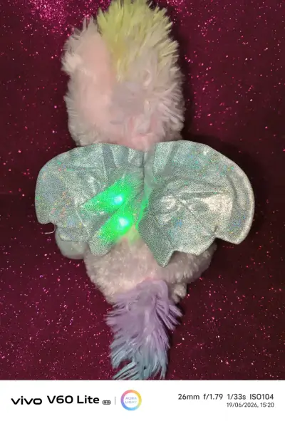 Peluche de unicornio rosado - miniatura 5