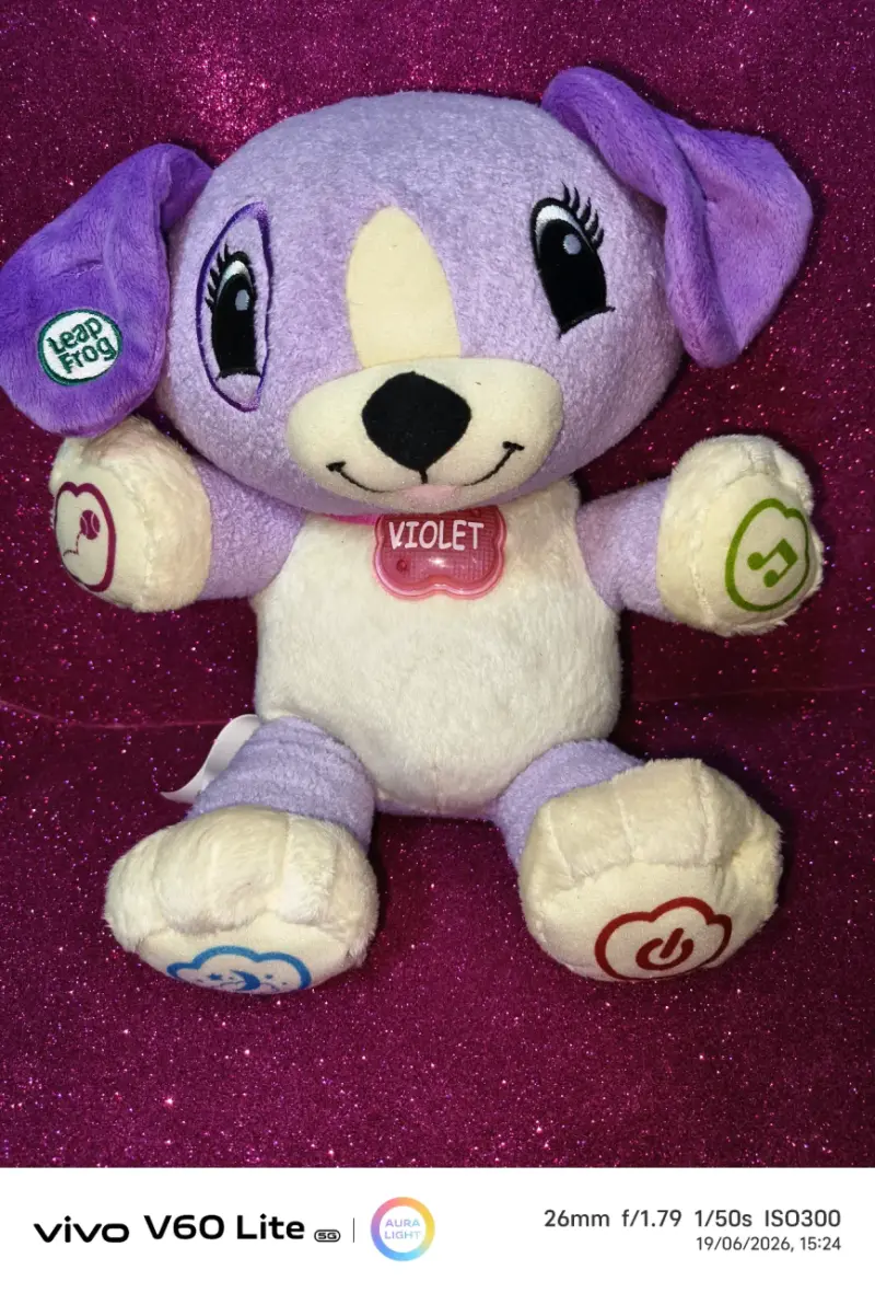 Peluche interactivo morado LeapFrog - 1