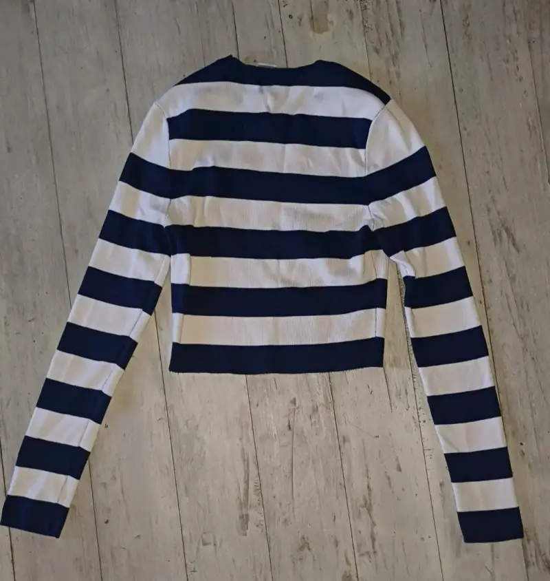 Polera rayada manga larga - 2