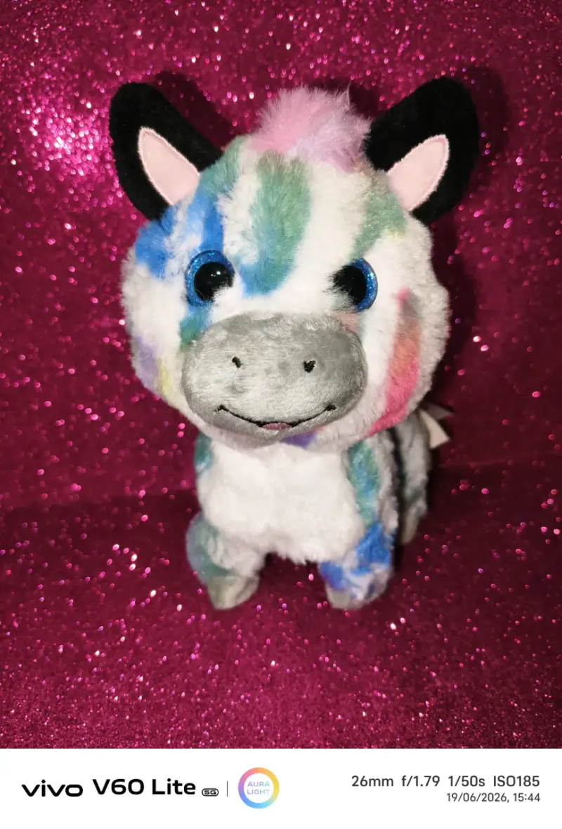 Peluche unicornio multicolor - 1