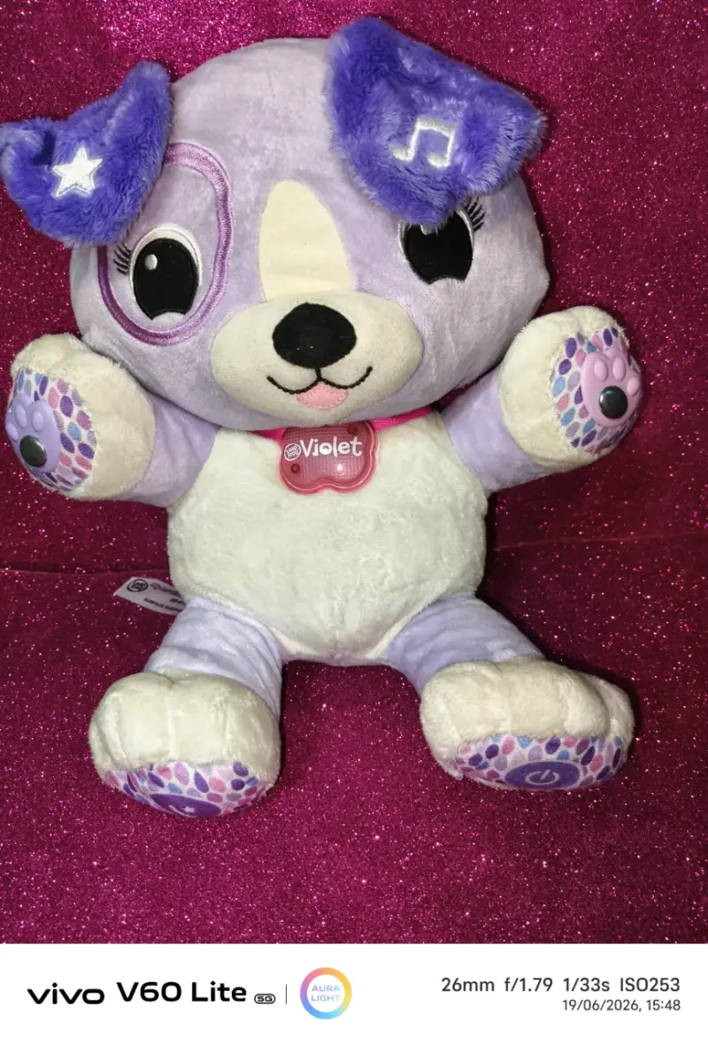 Peluche interactivo morado - 1