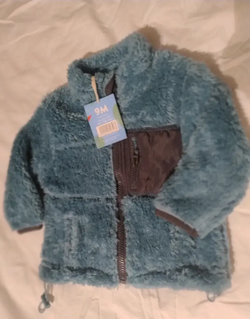 Chaqueta de felpa para bebé
