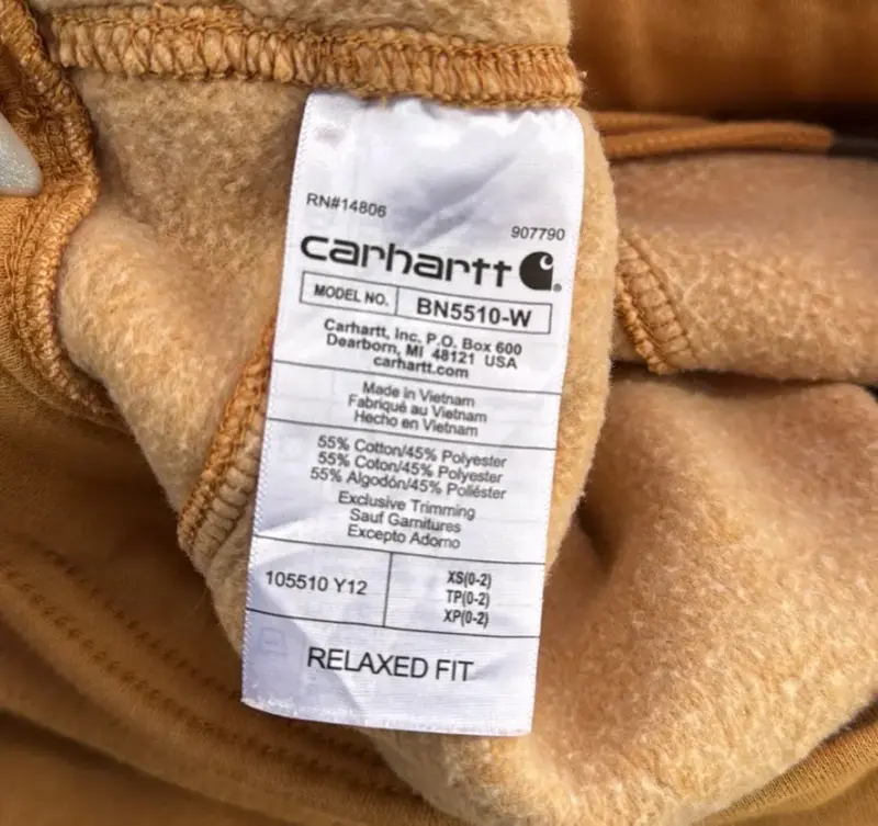 Buzo Carhartt mostaza relaxed fit - 1
