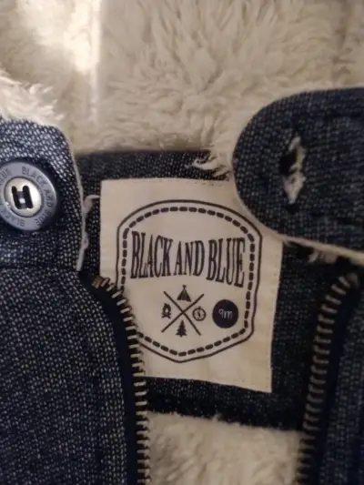 Chaqueta Black and Blue con forro - miniatura 1