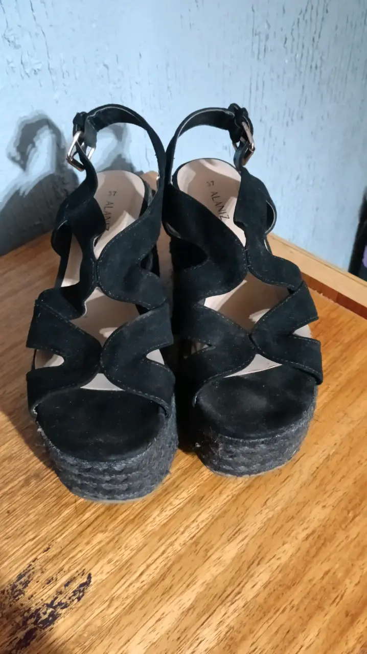 Sandalias Plataforma Negras - 2