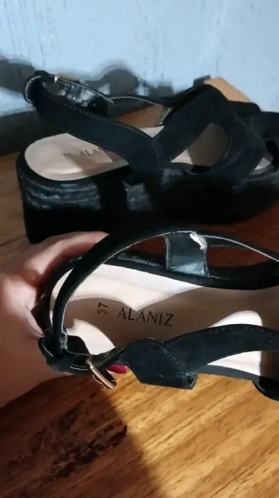 Sandalias Plataforma Negras - miniatura 3