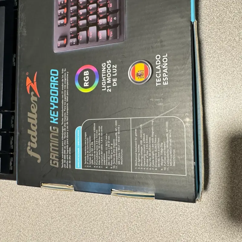 Teclado mecánico fidlerz - 5