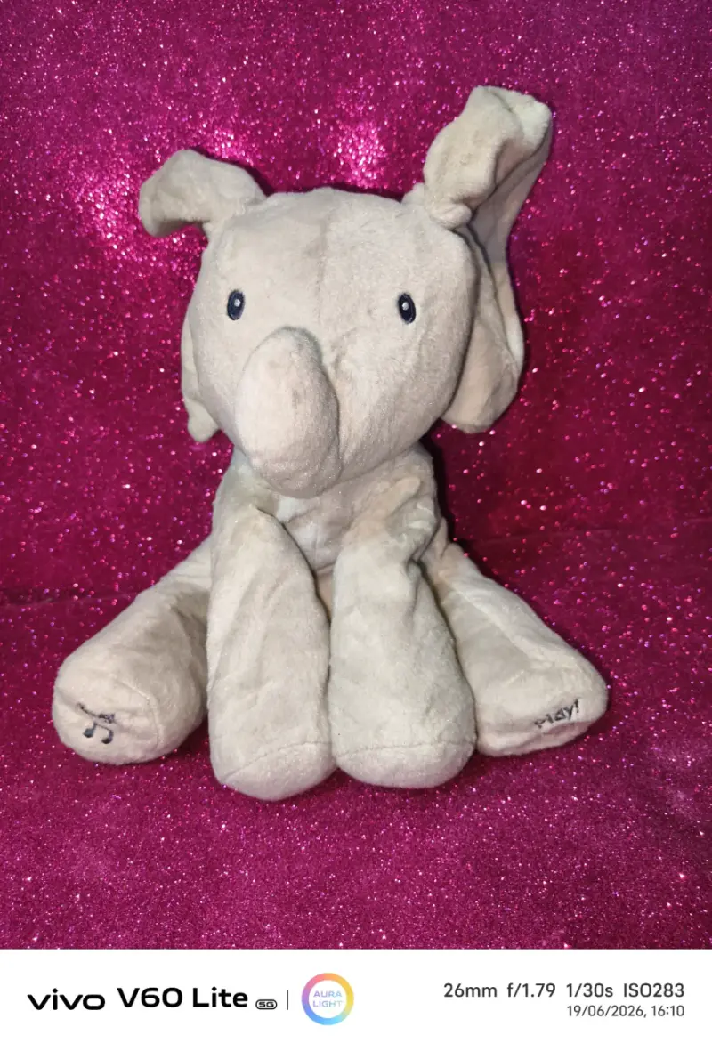 Peluche de elefante beige - 1