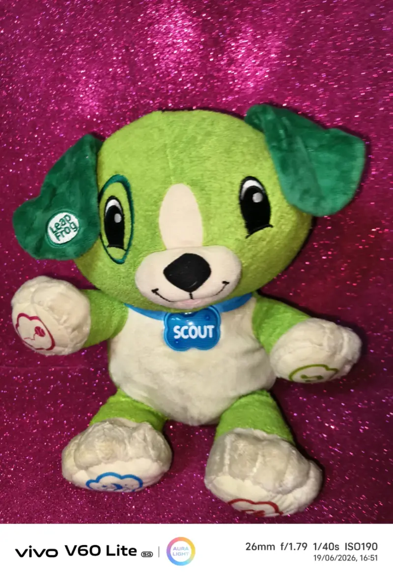 Peluche LeapFrog verde Scout - 1