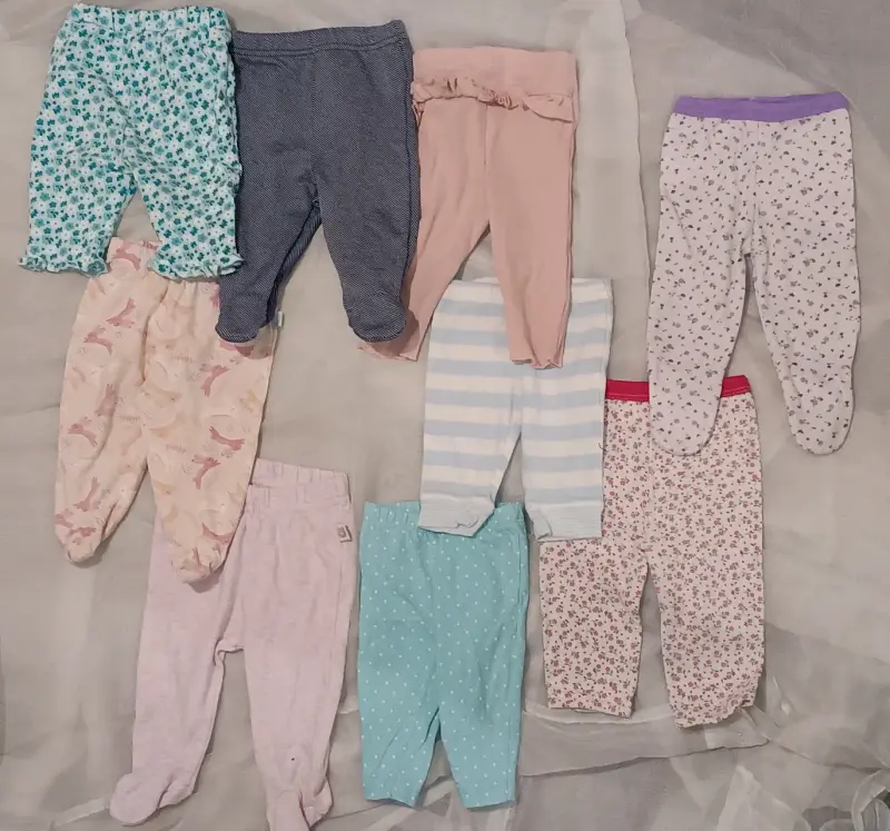 Lote de 9 pantalon de bebé 3 a 6 meses