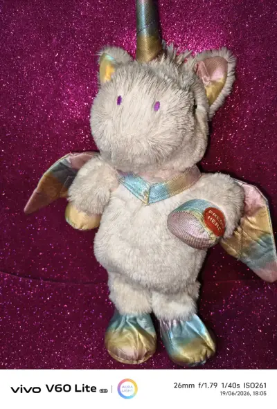 Peluche unicornio con alas - miniatura 1