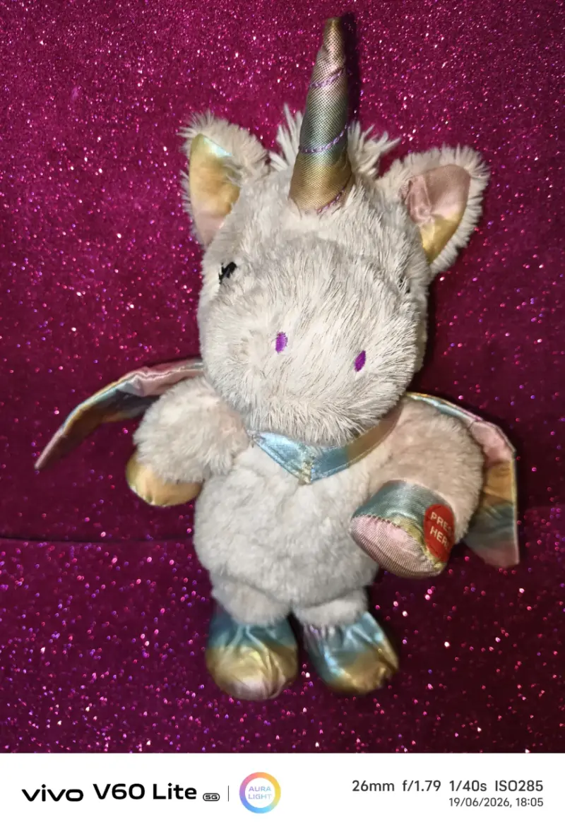 Peluche unicornio con alas - 2