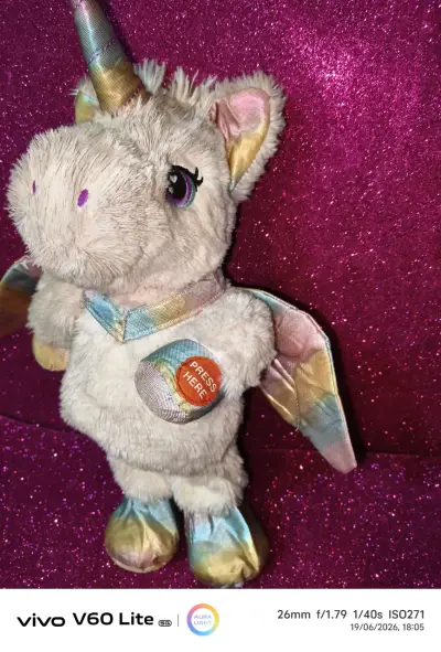 Peluche unicornio con alas - miniatura 3