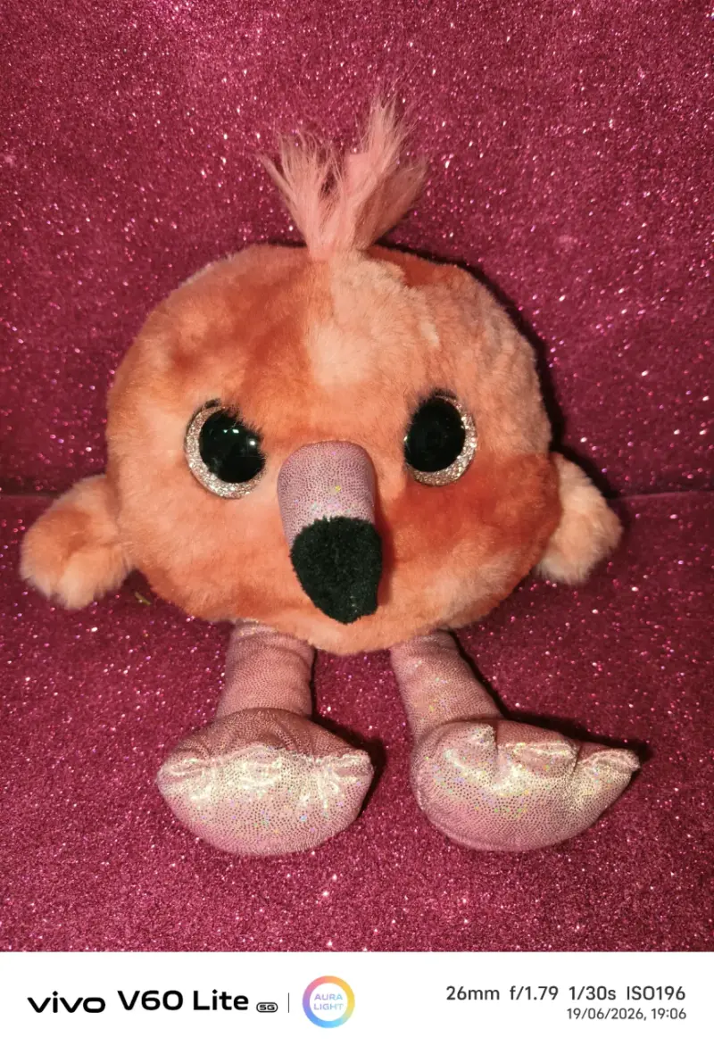 Peluche rosado brillante - 1