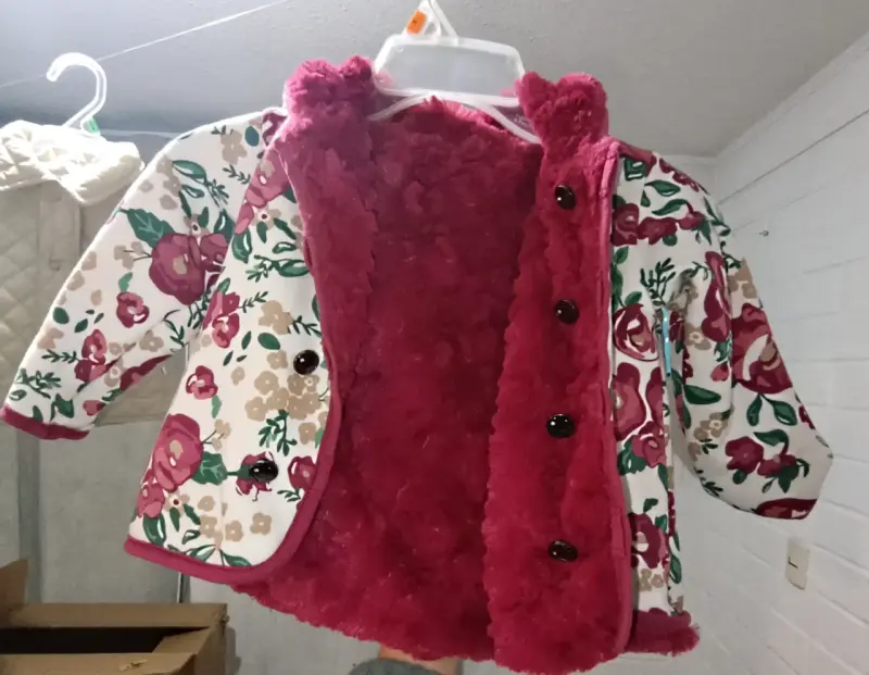 Chaqueta 6 meses reversible