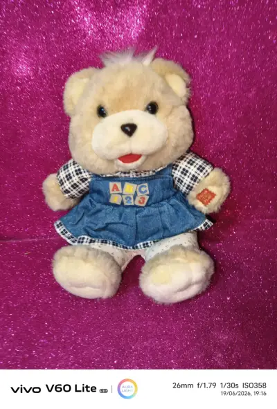 Osito de peluche con vestido - miniatura 1