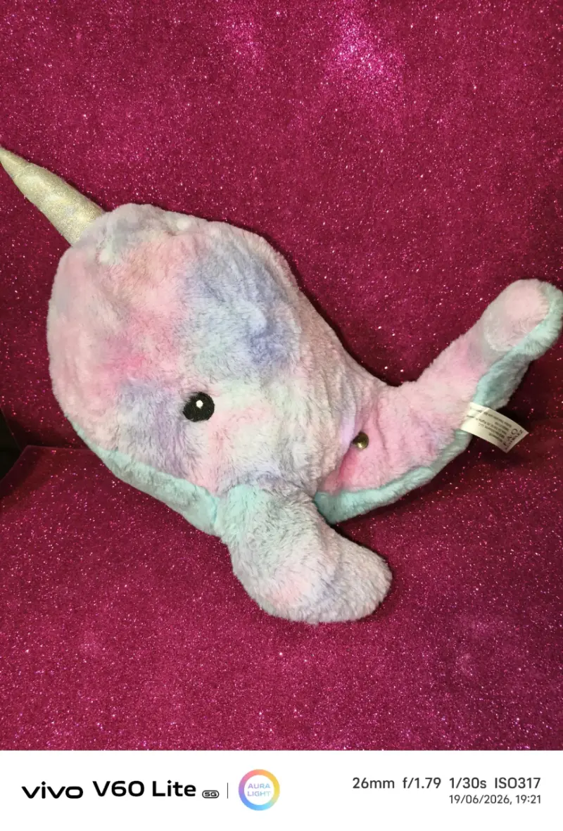 Peluche narval arcoíris - 2