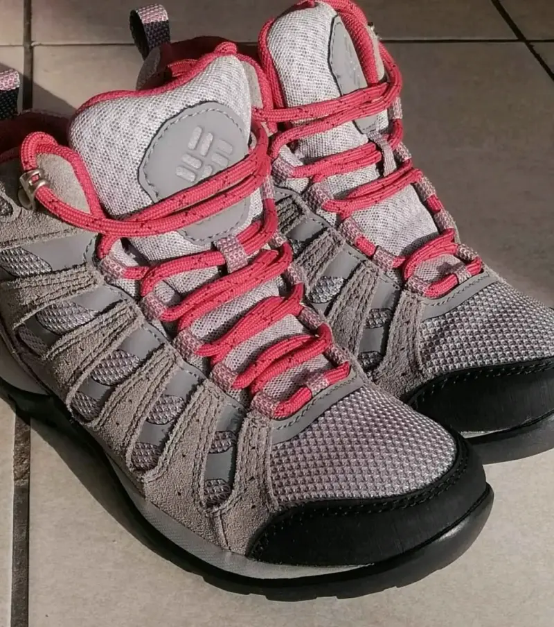 Botas trekking Columbia gris y rosado - 2