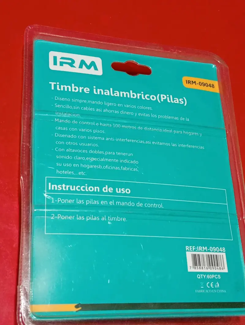Timbre inalámbrico IRM nuevo - 2
