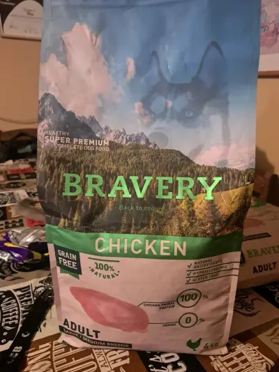 Alimento para perro Bravery salmón - miniatura 3