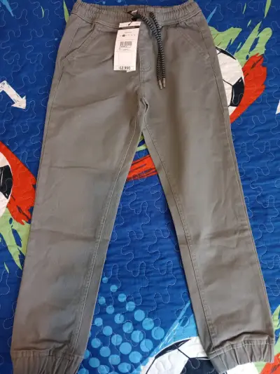 Pantalones cargo verdes niño - miniatura 3