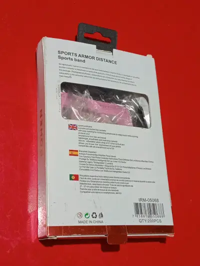 Brazalete deportivo rosa - miniatura 1