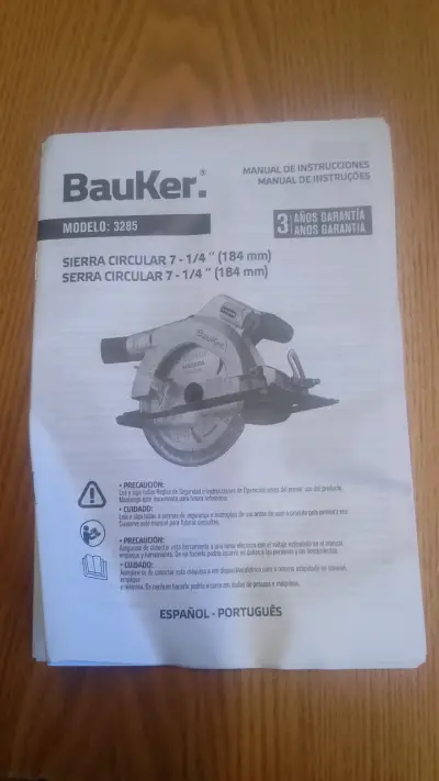 Sierra circular manual Bauker - miniatura 5