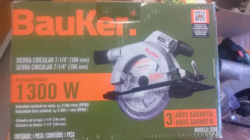 Sierra circular manual Bauker - 6