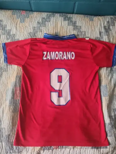 Camiseta fútbol Chile Reebok roja - miniatura 2