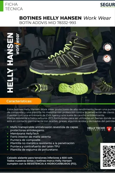 Botines Helly Hansen Work Wear - miniatura 1