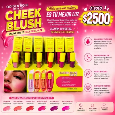Brillo de labios Shine,base,blush, perfumes - miniatura 3