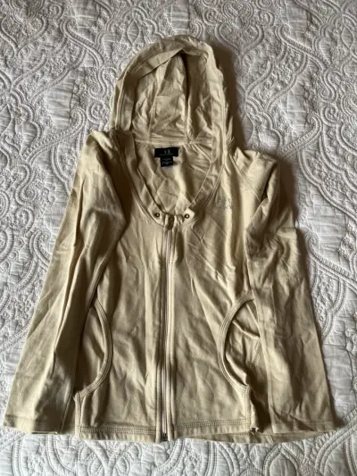 Polerón beige con capucha - miniatura 1