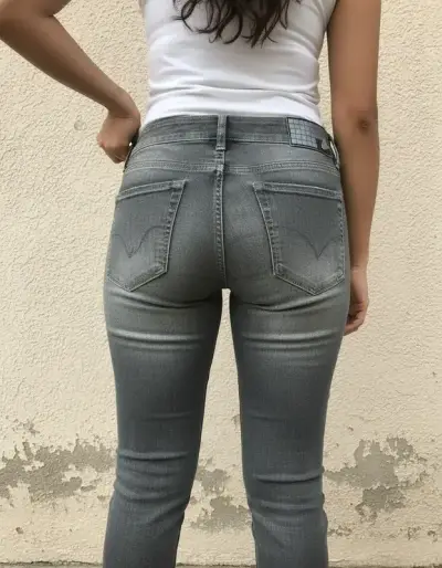 Jeans Americanino Gris Talla 42 - miniatura 3