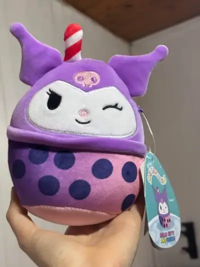Peluche Kuromi Squishmallow - miniatura 1