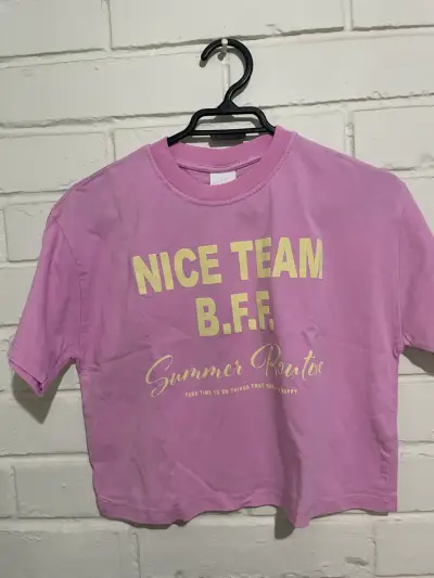 Polera rosa Nice Team B.F.F. - miniatura 1