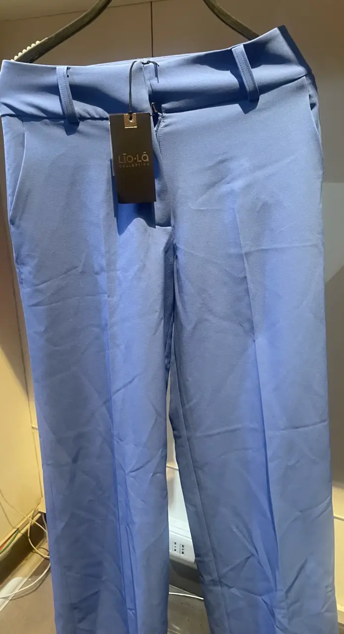 Conjunto pantalón y chaleco azul talla 36 - 4