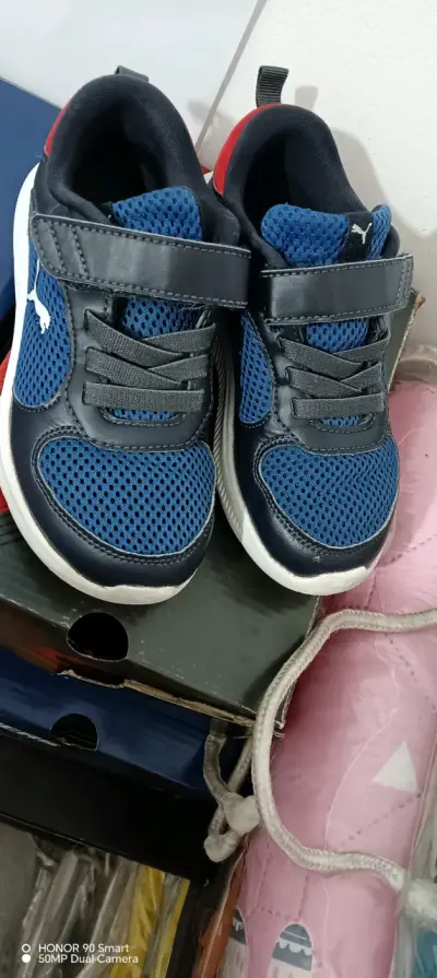 Zapatillas infantiles azules Puma - miniatura 5