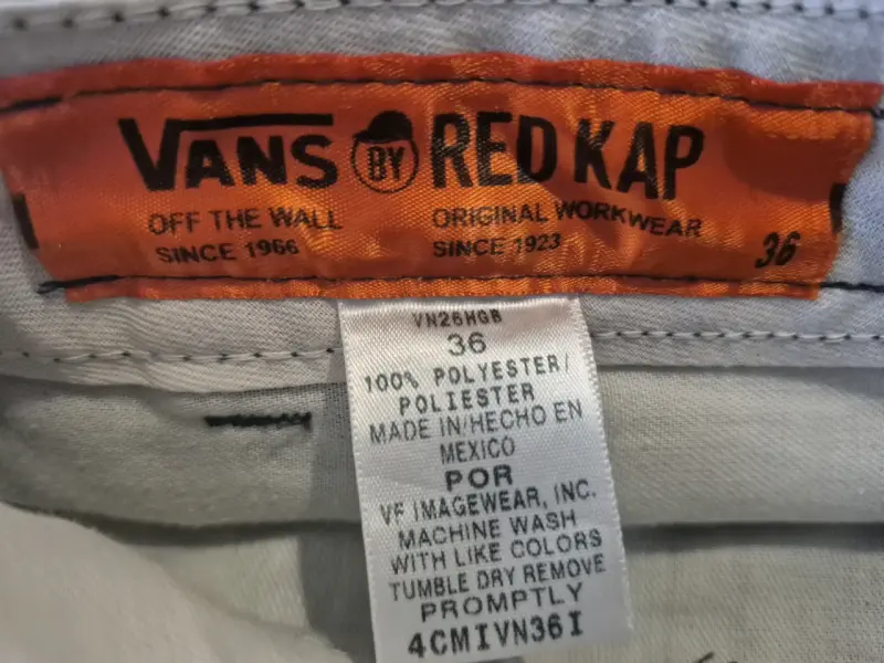 Bermuda RED CAP VANS grises - 4
