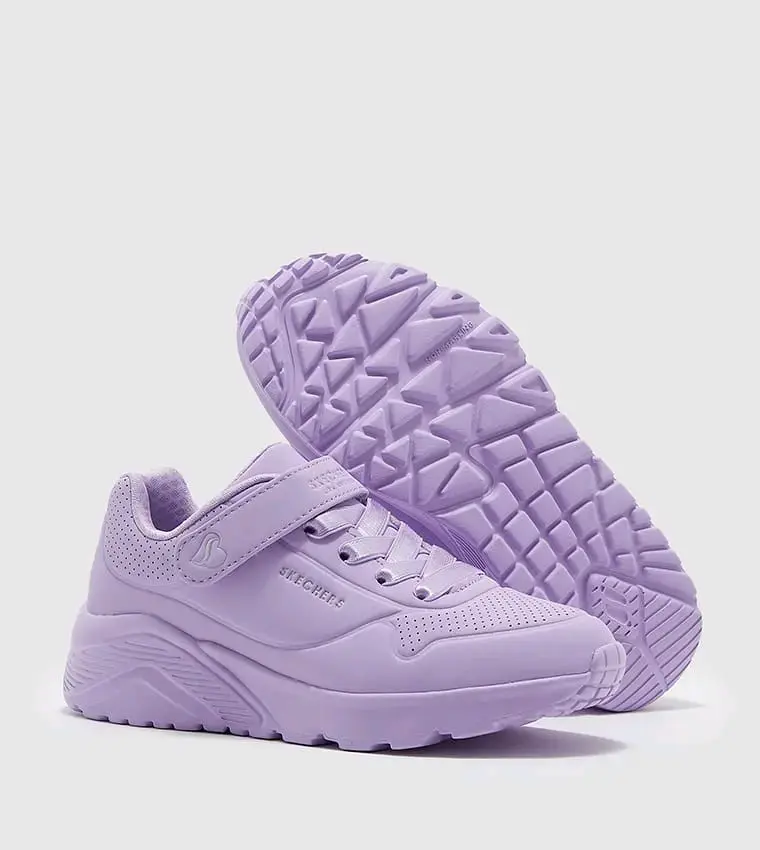 Zapatillas lilas deportivas Skechers - 1