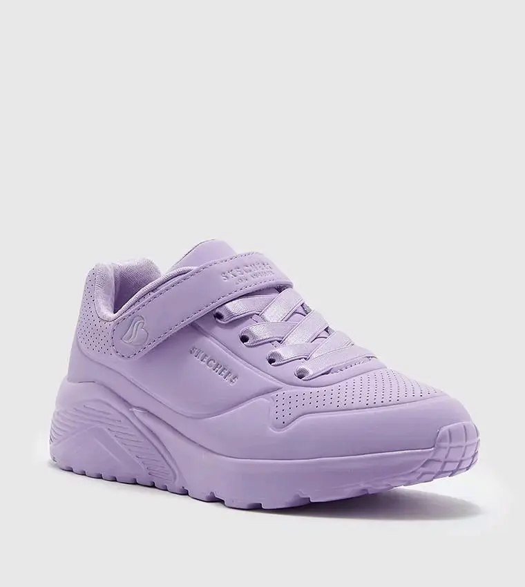 Zapatillas lilas deportivas Skechers - 4